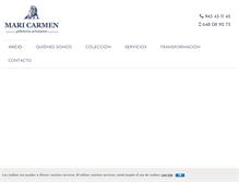 Tablet Screenshot of peleteriamaricarmen.com